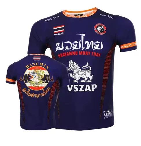 Heren Muay Thai trainingskleding Ademend zomer T-shirt Modieus Lichtgewicht Sportief en comfortabel Ideaal voor training — foto 2