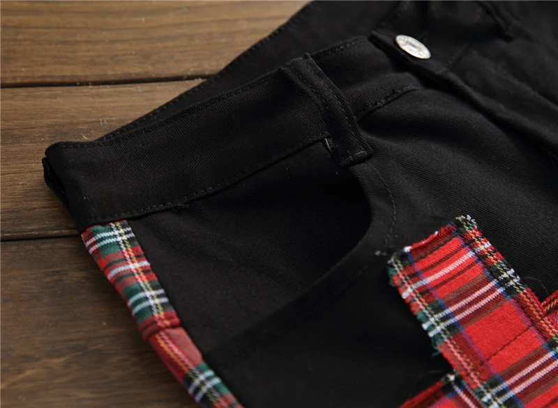 Title 8, Pantalones Punk Europeos para Hombre Impresos E...