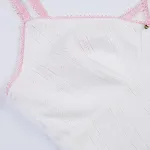 Camisole da donna con piccoli fiori e colori a contrasto, un top estivo dolce e alla moda, perfetto per un look fresco e femminile. — foto 5
