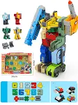 Toy Letters Full Set 4 In One Body 5 Robot 6 Boy Puzzle. A fun, educational toy for kids to learn letters and build crea — photo 8