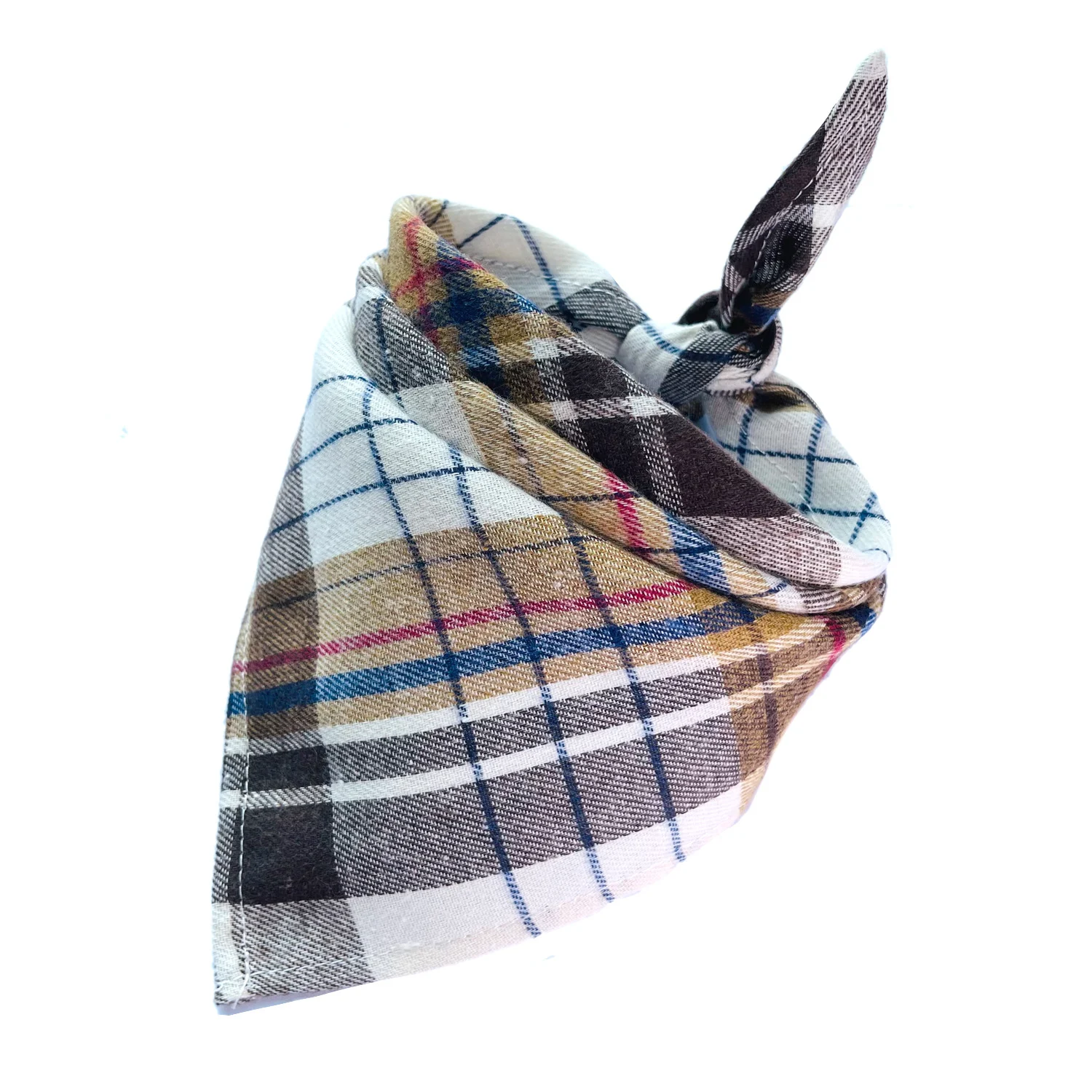 Title 64, 30/50pcs Dog Bandanas 100% Cotton Plaid Collar ...