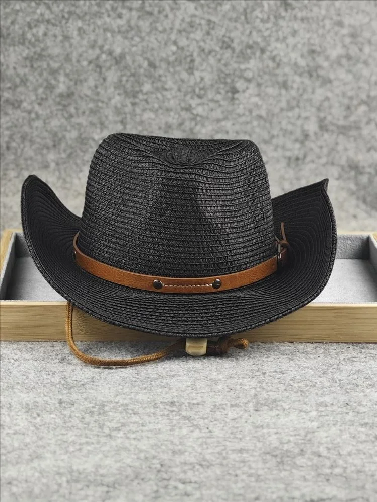 Big Head Circumference Cowboy Hat Summer Sunshade Offers superior sun protection and comfortable all-day wear for sunny — photo 3