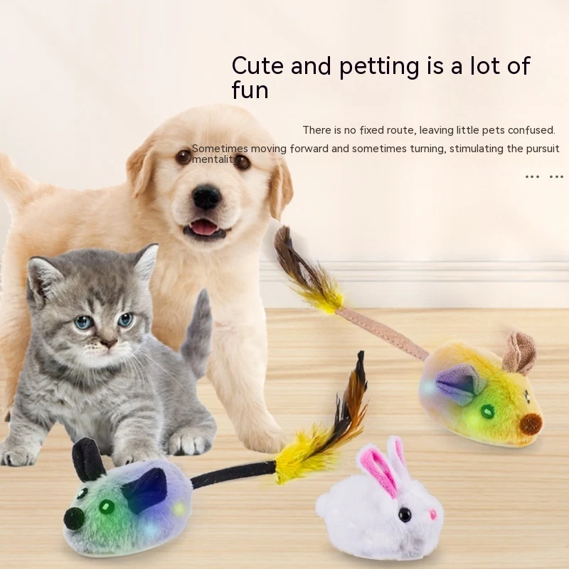 Cat Toy Self-Hi Relieving Boredom Simulation Sound Plush Smart Mouse. Keeps Cats Entertained, Stimulated, and Engaged wi — photo 4
