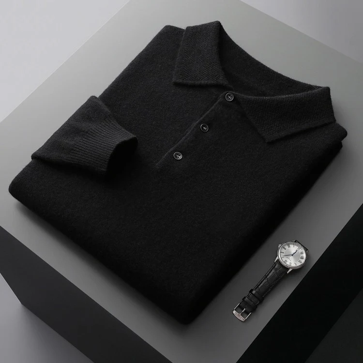 Title 2, Mens Business Casual Long Sleeve Pullover Cash...