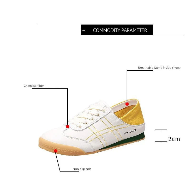 Title 2, White womens spring shoes, leather feel, super...