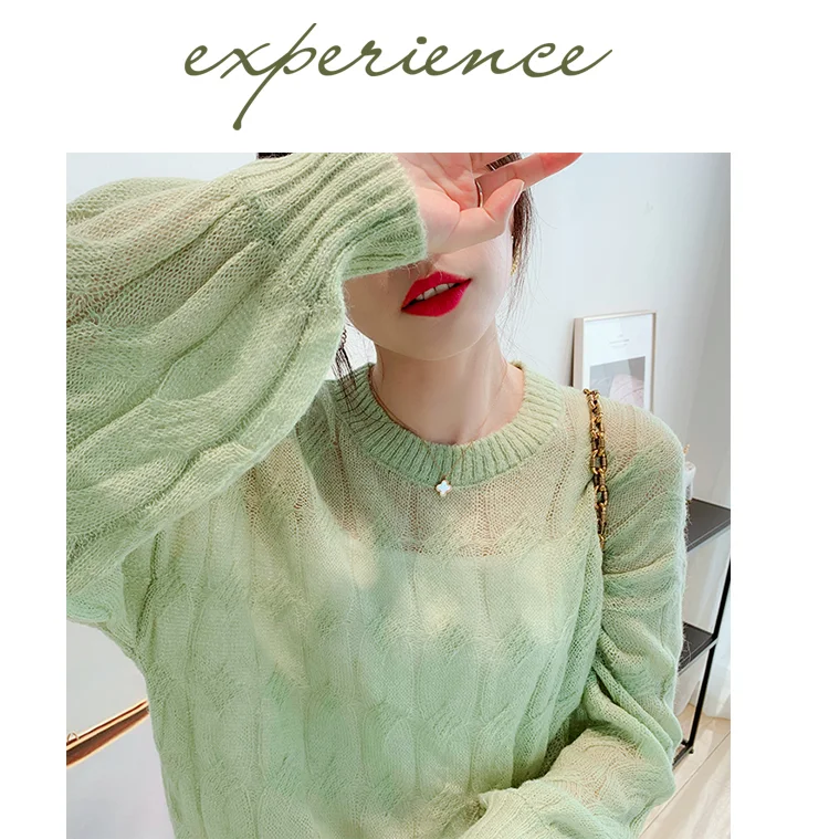 Title 10, Damen Feinstrick-Pullover, lockerer Lazy-Style,...
