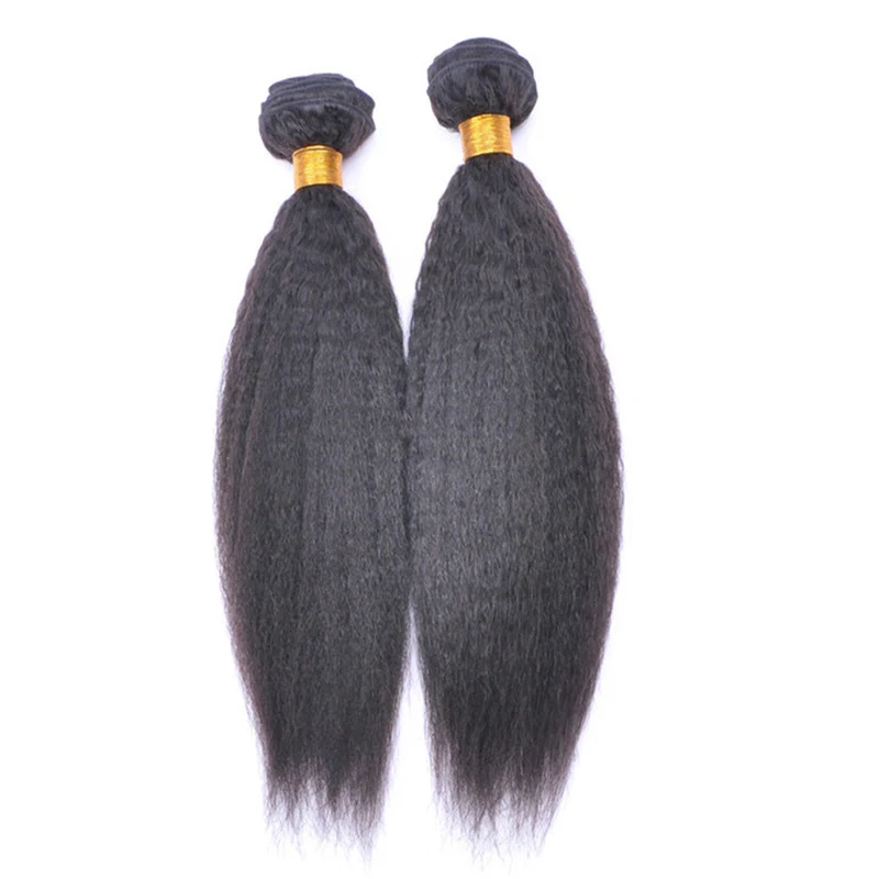 Cabelo Kinky Straight Humano Real — Cabelo versátil e natural — Extensões de alta qualidade para um visual impecável e duradouro — Experimente! — foto 2