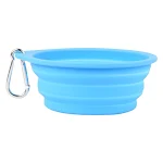 Outdoor Dog Folding Bowl Silicone Pet Bowl Dual-purpose Portable Drinking and Eating Basin for Dogs and Pets — photo 3