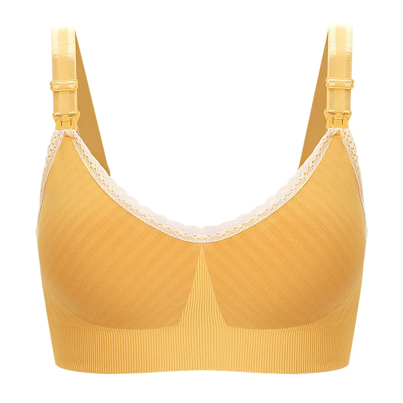 Title 9, Breastfeeding bras for pregnant women. Gather a...