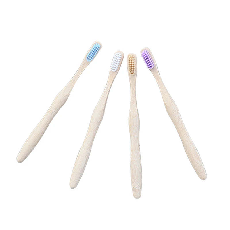 Title 1, Bamboo wood gourd handle toothbrush. Natural an...