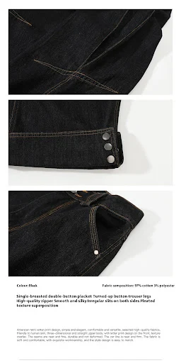 Title 6, Jeans American Retro con Diseño Acampanado para...