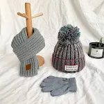 Single Gray Gray Towel Gloves