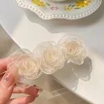 Mesh rose spring clip