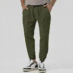 Men's Solid Color Sports Pants Casual Sweatpants Loose Tapered Trousers offer ultimate comfort, style and flexibility, p — photo 7