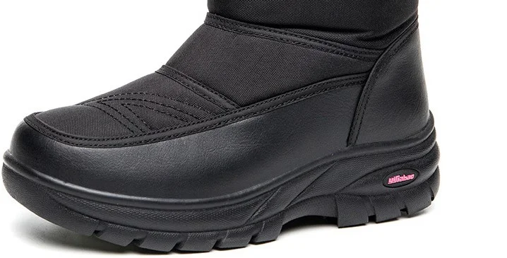 Title 6, Mid-tube snow boots plus velvet warm boots for ...