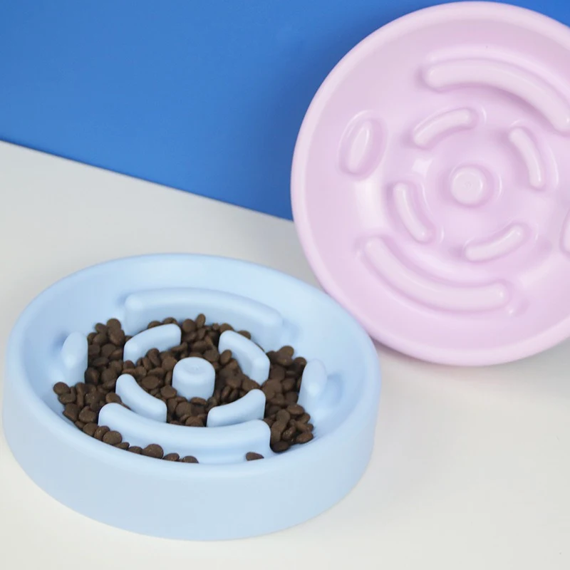 Title 3, Pet Dog Slow Feeder Bowl Non Slip Puzzle Bowl A...