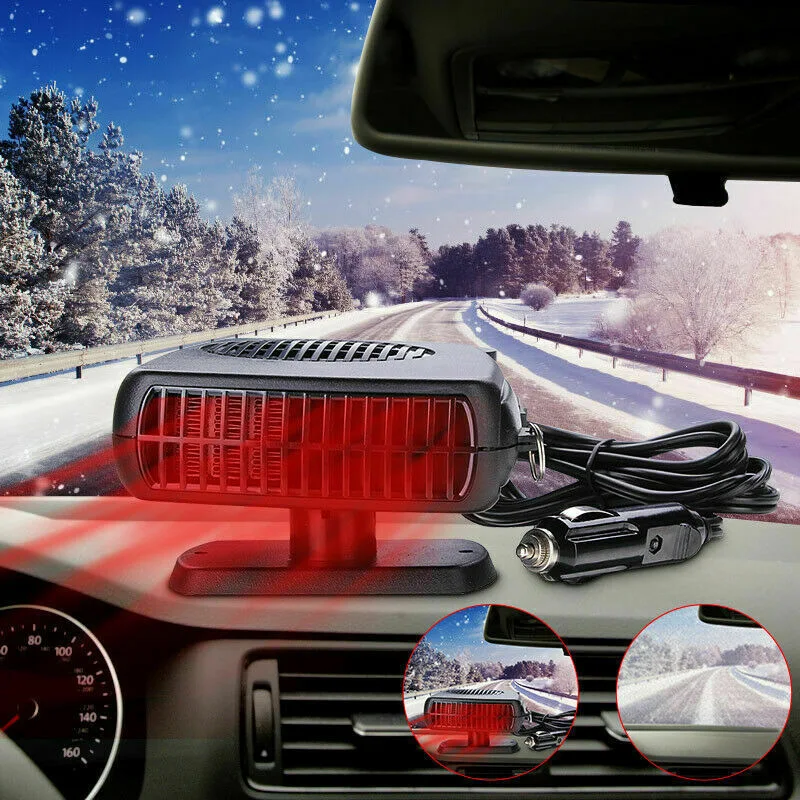 Portable Auto Car Heater Fan Air Cooler Windscreen Demister Defroster Heating Fan Quick Heat & Cool for Vehicle Use — photo 8