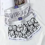 Boxer uomo personalizzati, stampati, effetto nudo, in seta ghiaccio, per un comfort superiore e una sensazione di freschezza unica. — foto 20