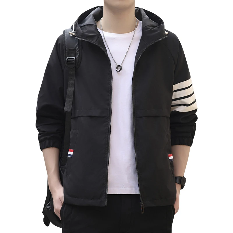 Trendy Men's Versatile Thin Cardigan Top Casual Hooded Jacket. Perfect for a modern, casual look, suitable for everyday — photo 6