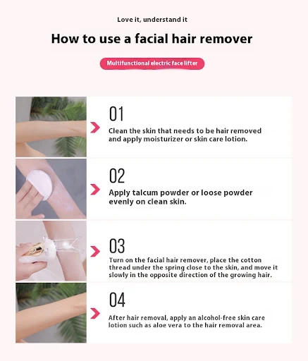 Title 8, Roll Surface Device Face Grinder Hair Remover D...