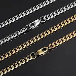Hip Hop roestvrijstalen ketting "Sun Word" met gesp armband. Stijlvolle set voor heren en dames. Duurzaam en trendy. — foto 6