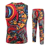 Ethnic style printed vest suit. Blend elegance and comfort effortlessly. Perfect for special events or a daily look with — photo 4