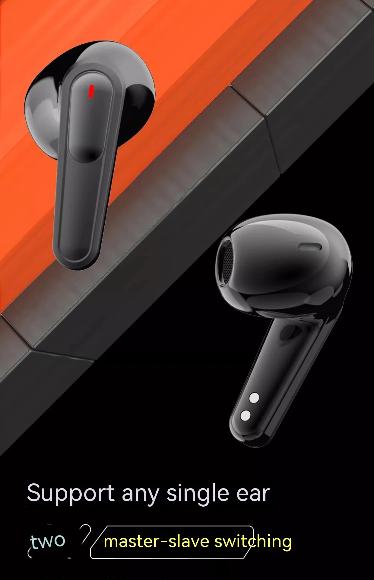Cuffie Bluetooth binaurali wireless con display digitale intelligente e riduzione del rumore, per un'esperienza audio eccellente. — foto 8