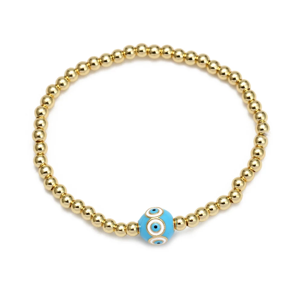 Title 12, Conjunto de Pulseiras com Contas de Olho Novo F...