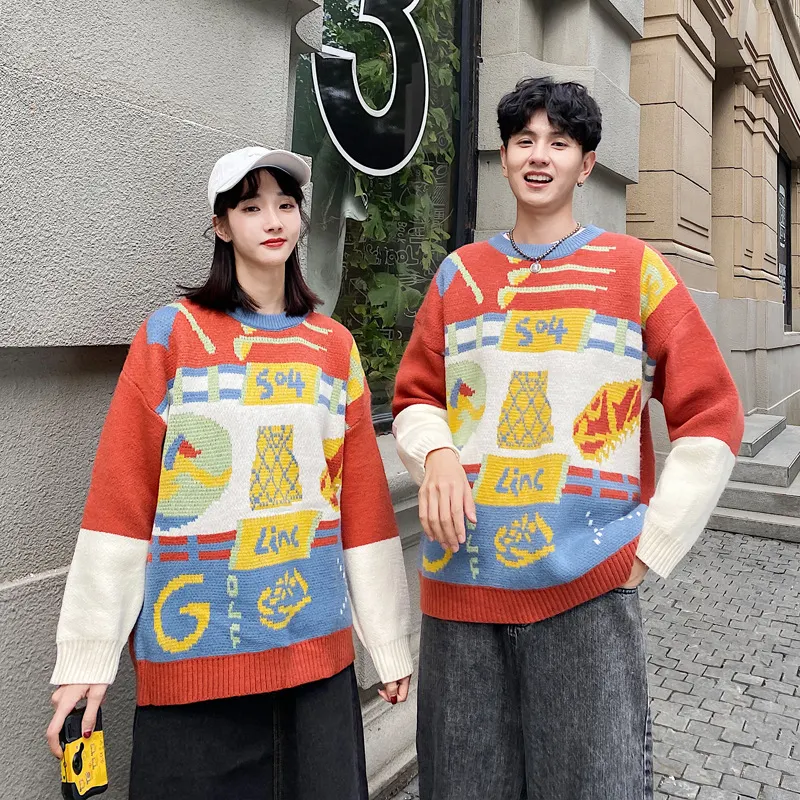 Title 6, Couples With Round Collar Pullovers