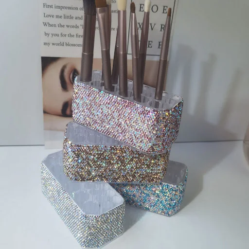 Title 1, Large Hole Transparent Cosmetic Brush Eyebrow P...
