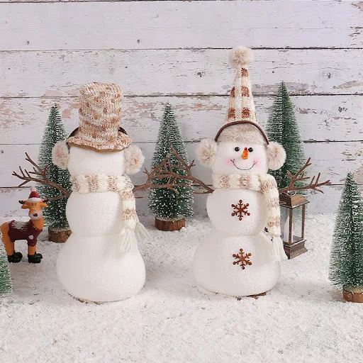 Title 3, Boneco de neve criativo de Natal com chapéu cur...