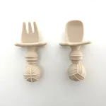 Beige Spherical Spork