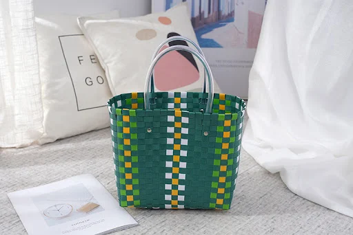 Title 9, Bolsa feminina de moda com tecido diagonal esti...