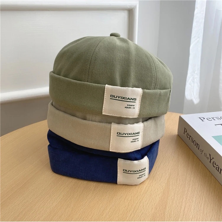 Title 2, Japanese Letter Label Melon Leather Cap. Experi...