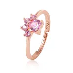 Anel ajustável de garra de gato com zircônia para mulheres – Design delicado, confortável e ideal para realçar seu estilo. — foto 6