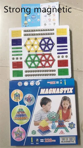 Title 7, Magnetic Building Block Plastic Inserting Combi...