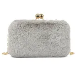 Women's dinner bag with a plush chain strap, a stylish and practical accessory. Perfect for evening events and adding a — photo 6