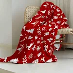 Warm Flannel Throw Blanket Christmas Soft Decorative Breathable Blanket for Sofa Cribs Beds Perfect Gift Comfortable and — photo 6