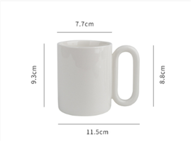 Title 3, Creative Ring Handle Niche Yogurt Cup Simple Wa...