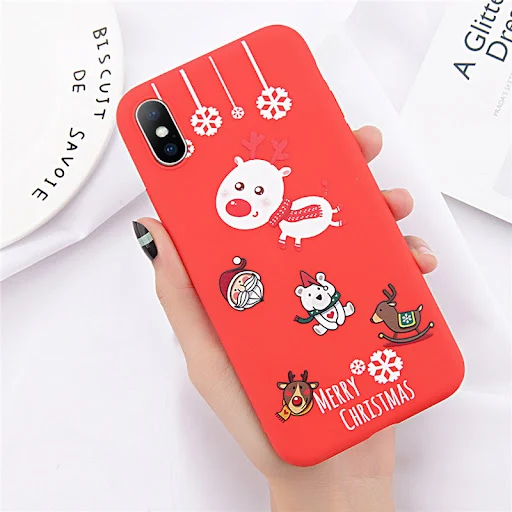 Title 2, Christmas Frosted Phone Case. Protect your phon...