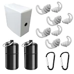 Noise-reduction Ear Plugs Aluminum Box Nano Silicone Soundproof Earplugs Sleep Soundproof Waterproof Earplug for peacefu — photo 5