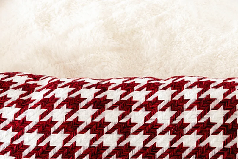 Title 1, Fabric Houndstooth Sofa with Removable and Wash...