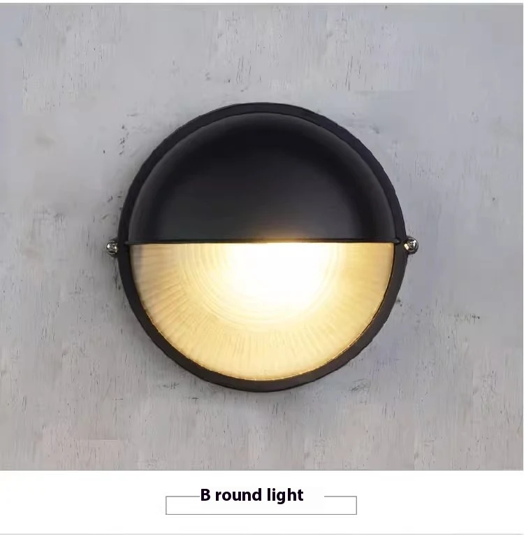Title 2, Retro American Aisle Decoration Glass Wall Lamp...
