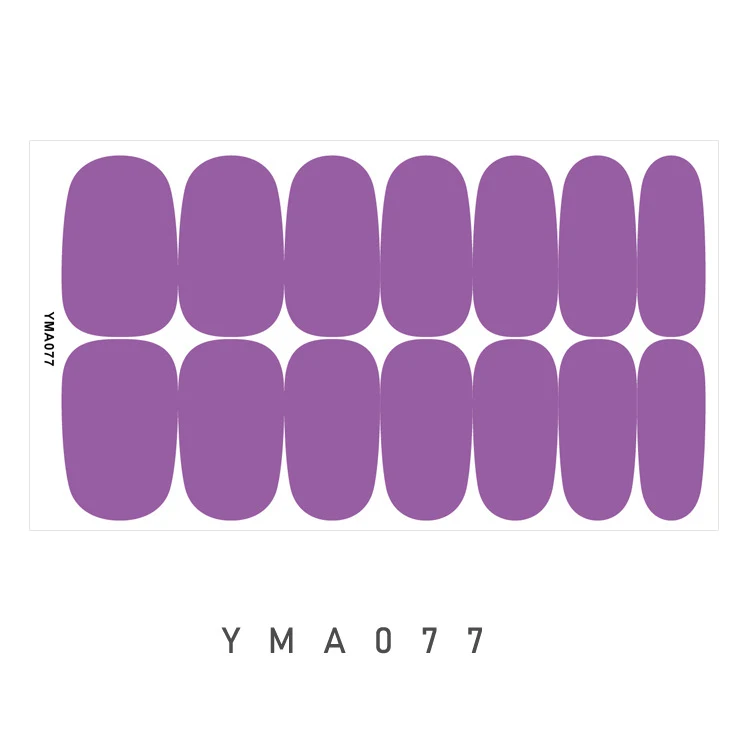 Simple Solid Color Waterproof Nail Stickers. Get perfect and long-lasting manicures effortlessly. Easy to apply, ideal f — photo 15