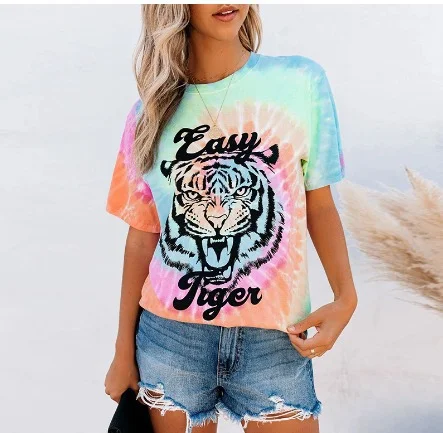 Men's Summer European And American Style New Print Short Sleeve T-shirt, comfortable, stylish, and perfect for warm weat — photo 28