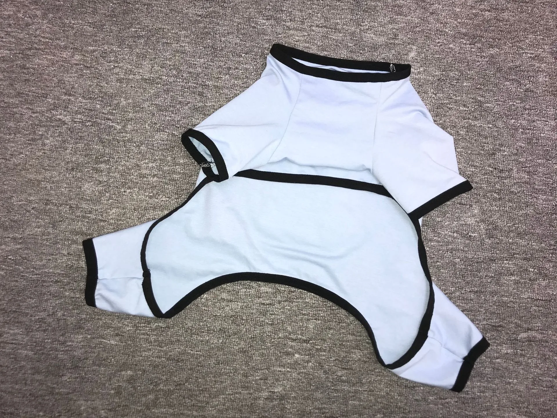 Title 3, Fat Dog Four-Legged Cotton Printed Pajamas. Com...