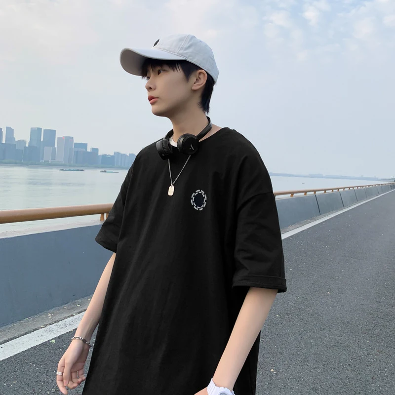 Reflective T-shirt Boys Five-point Short-sleeved Summer — photo 2