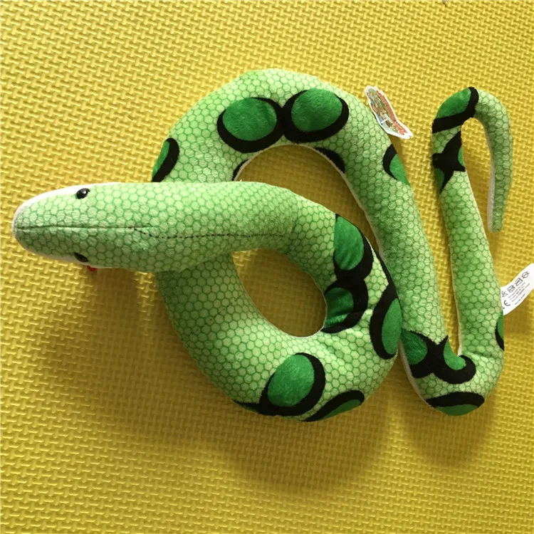 Bonecos de pelúcia modelo cobra enrolada, realistas e macios, ótimos para abraçar e brincar, um presente adorável e divertido para crianças. — foto 2