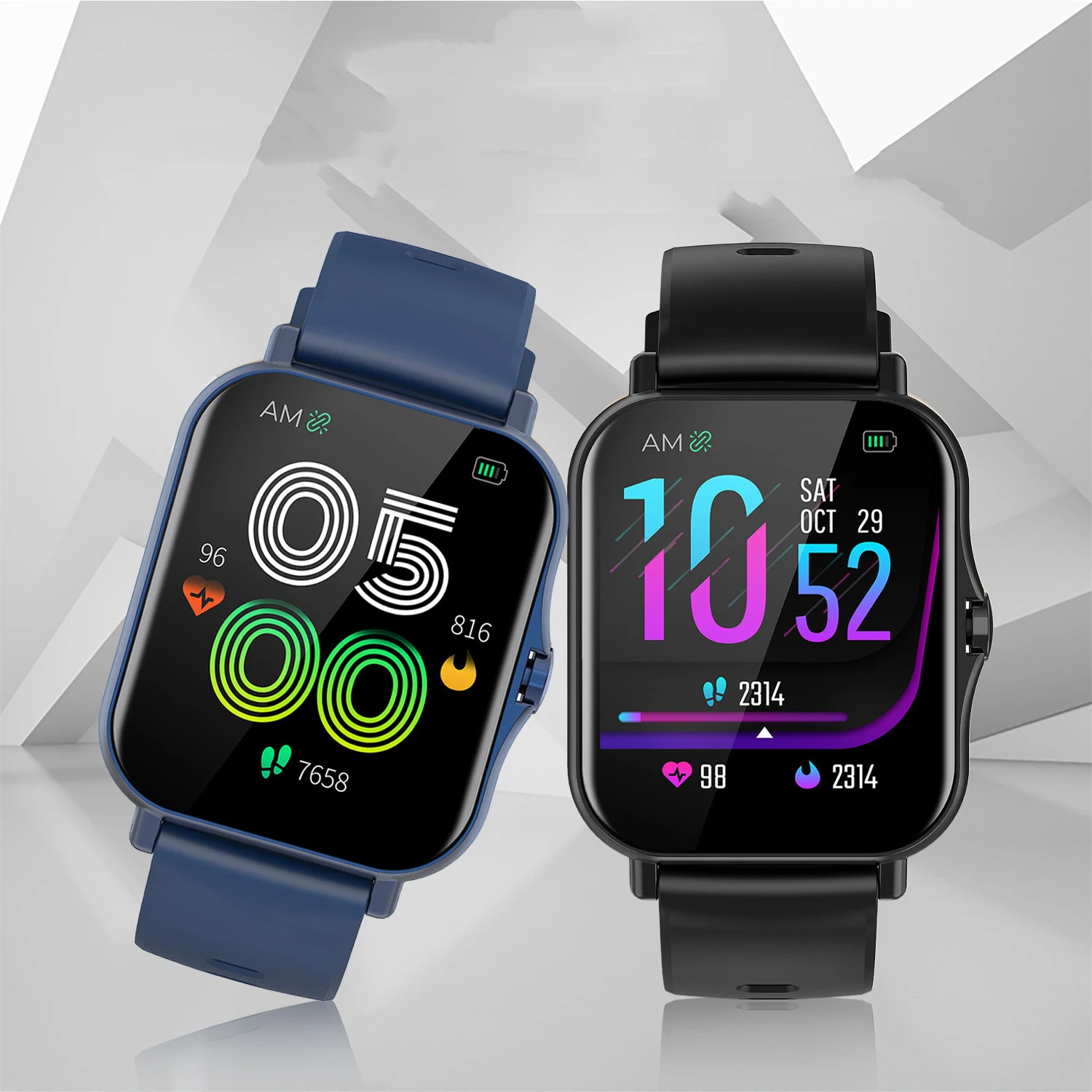 Bluetooth Smart Watch with Heart Rate and Blood Pressure Monitoring, track your health metrics and stay connected effort — photo 2