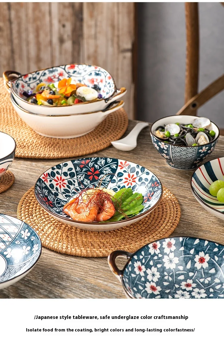 Title 2, Japanese-Style Cowhide Box Ceramic Bowl Dish & ...
